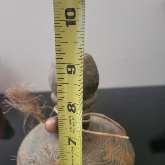 Rustic Terra Cotta Jug with Stopper Made in Mexico Unique - Picture 8 of 9